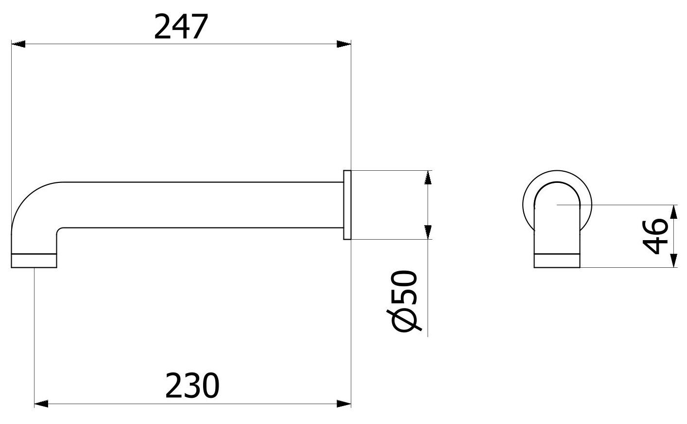 Настенный дозирующий носик IB Bold ARCH-00092185 - Вид №10