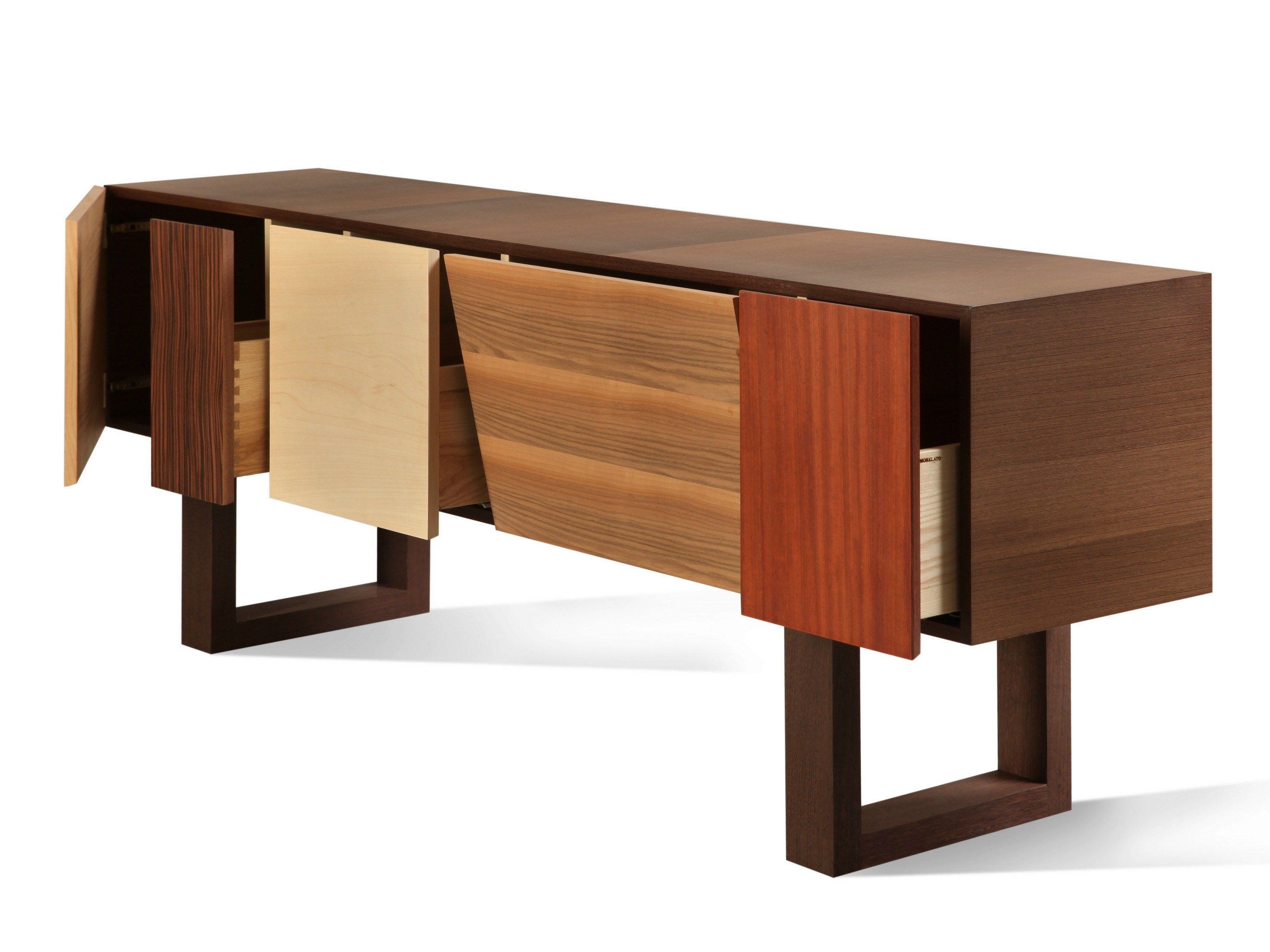 Деревянный шкаф с распашными дверями Morelato Лоскутное шитье ARCH-00047258 - Вид №1