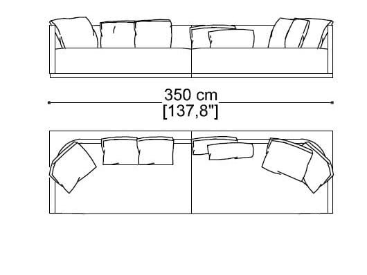 Ткань диван ERBA ITALIA ARCH-00145343 - Вид №8