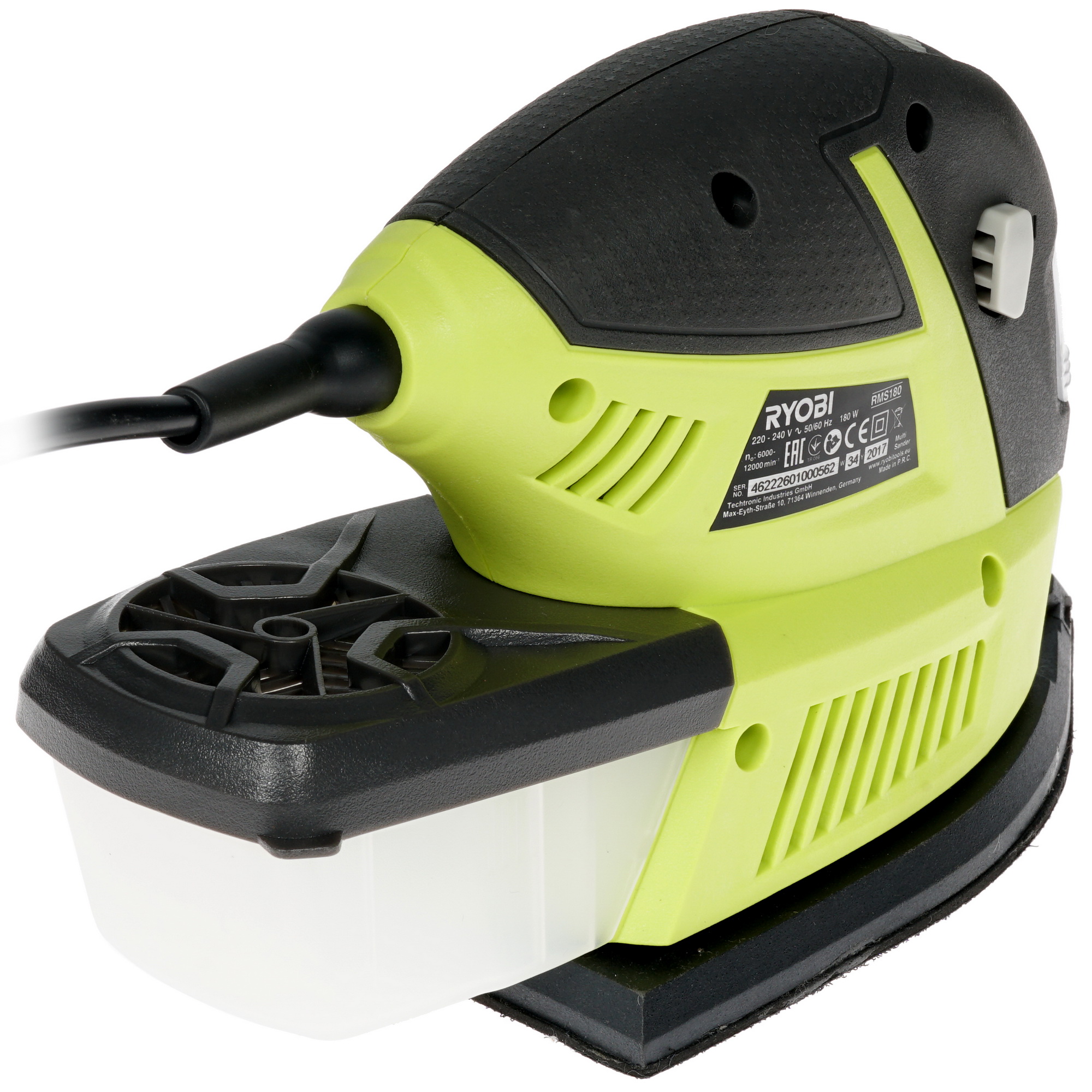 Виброшлифовальная машина Ryobi RMS180-SA30  + набор шлифлистов RMS180-SA30 8146564 STDN-0024486 - Вид №1