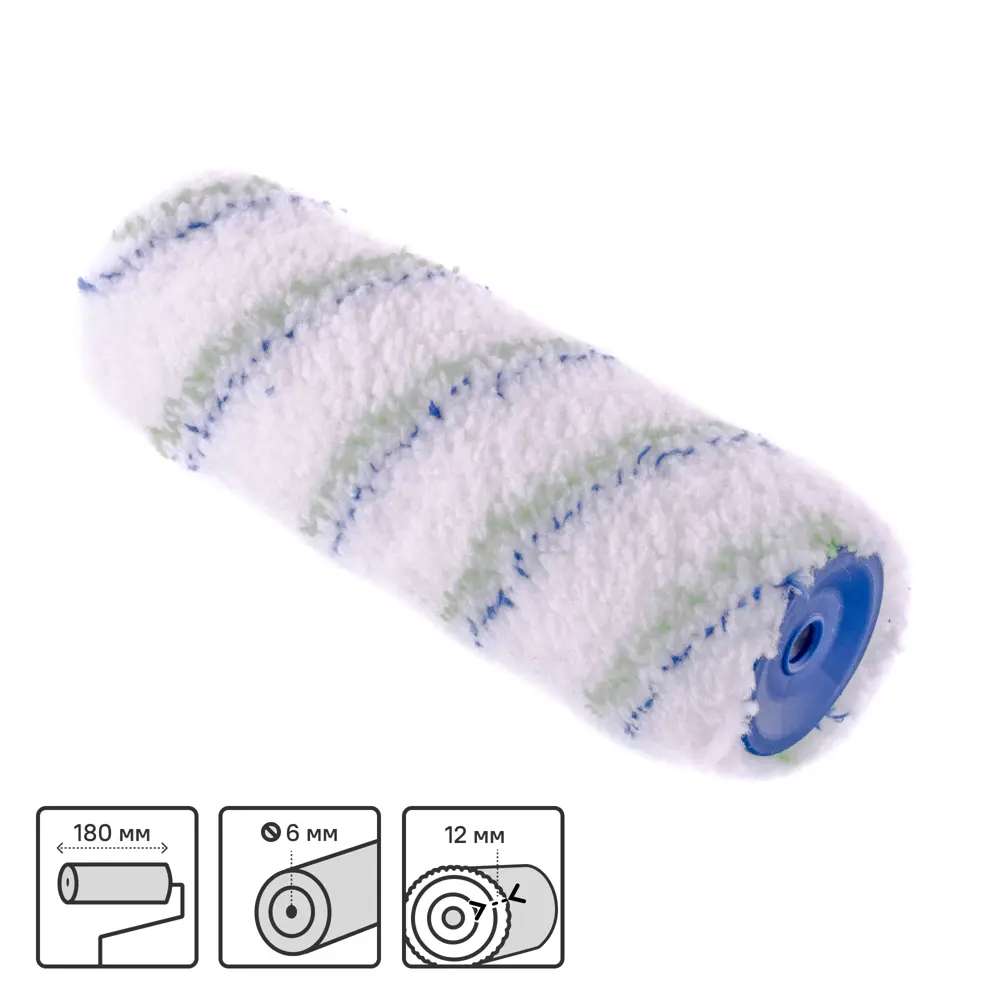 Валик для водных красок 180 мм Сибртех STLM-2211412