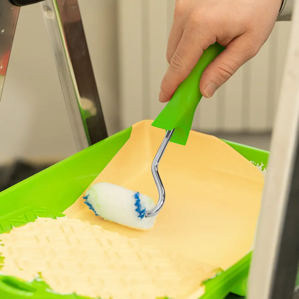 Мини-валик сменный для водных красок 60 мм Сибртех ворс 10 мм полиэстер под бюгель 6 мм STLM-2172127 - Вид №6