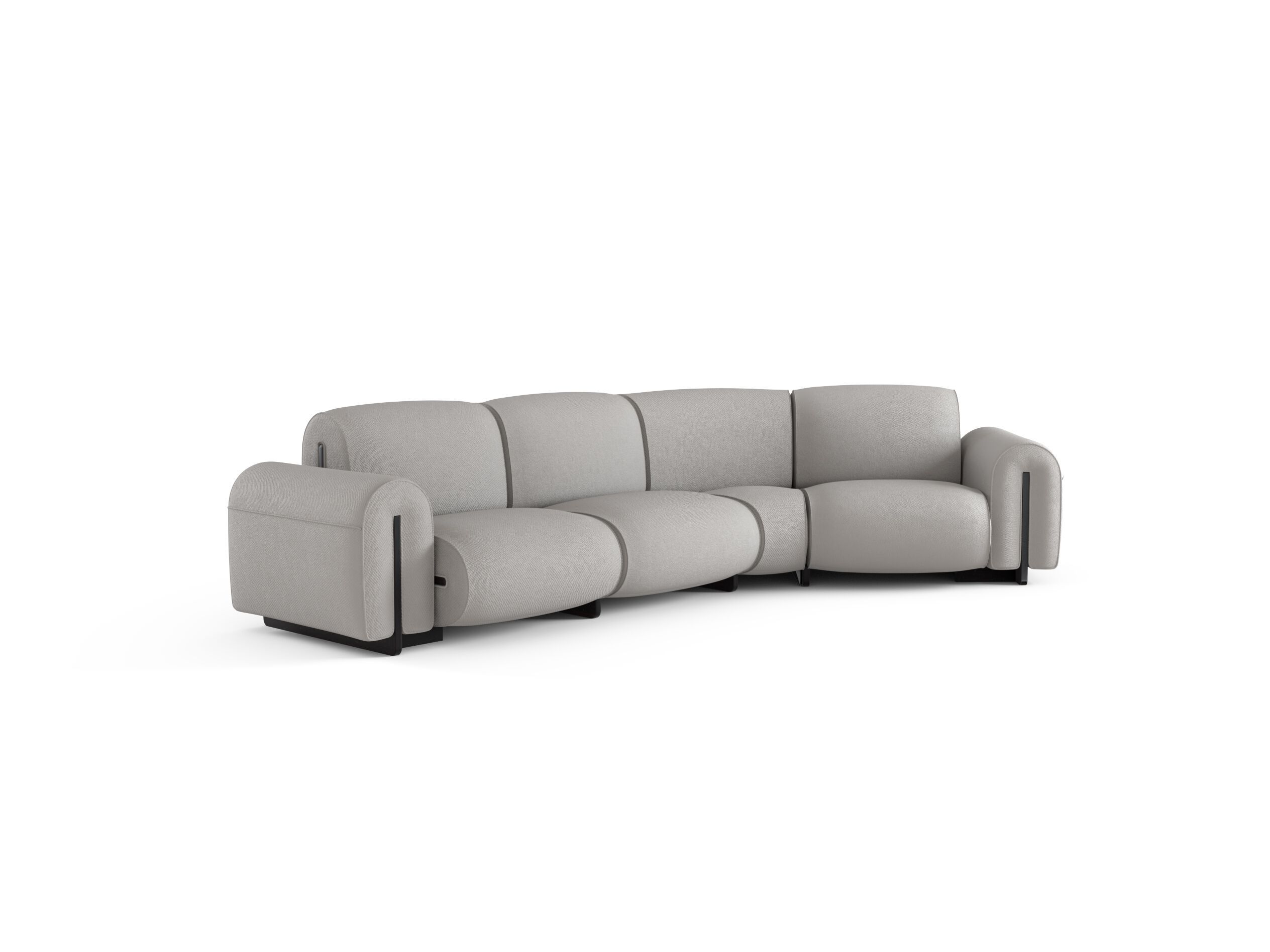 Угловой диван из ткани Natuzzi Italia COLLE ARCH-00003676 - Вид №4