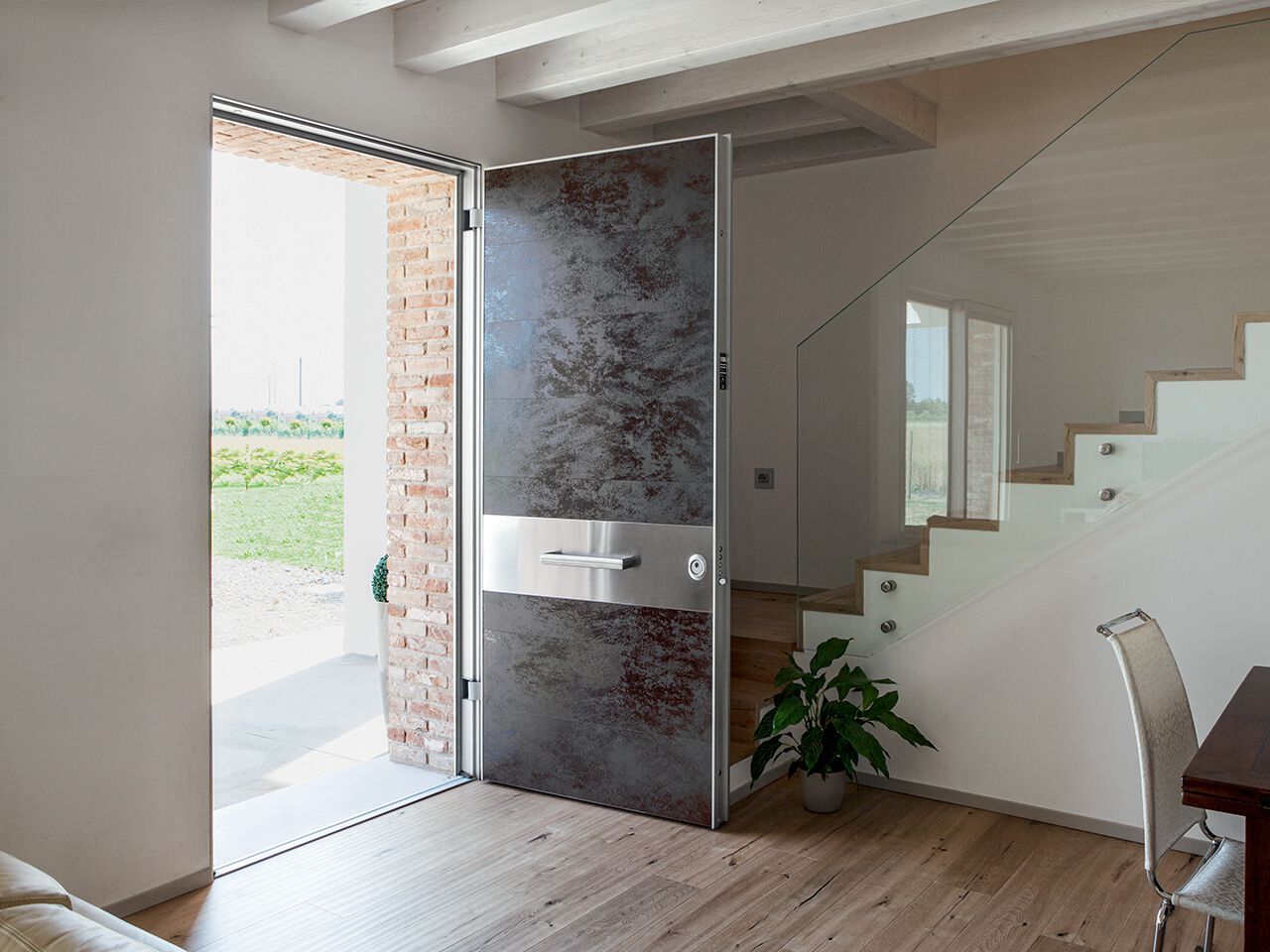 Входная дверь со скрытыми петлями Oikos Tekno ARCH-00010650