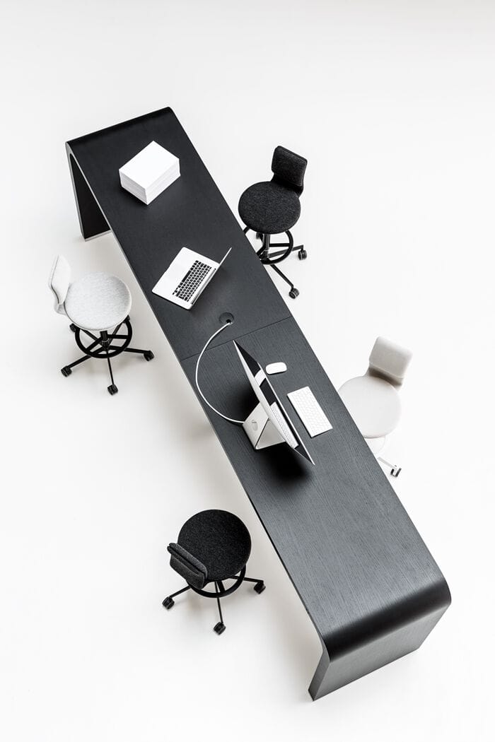 Регулируемый по высоте офисный стул из ткани со спинкой Lapalma ARCH-00135297 - Вид №9