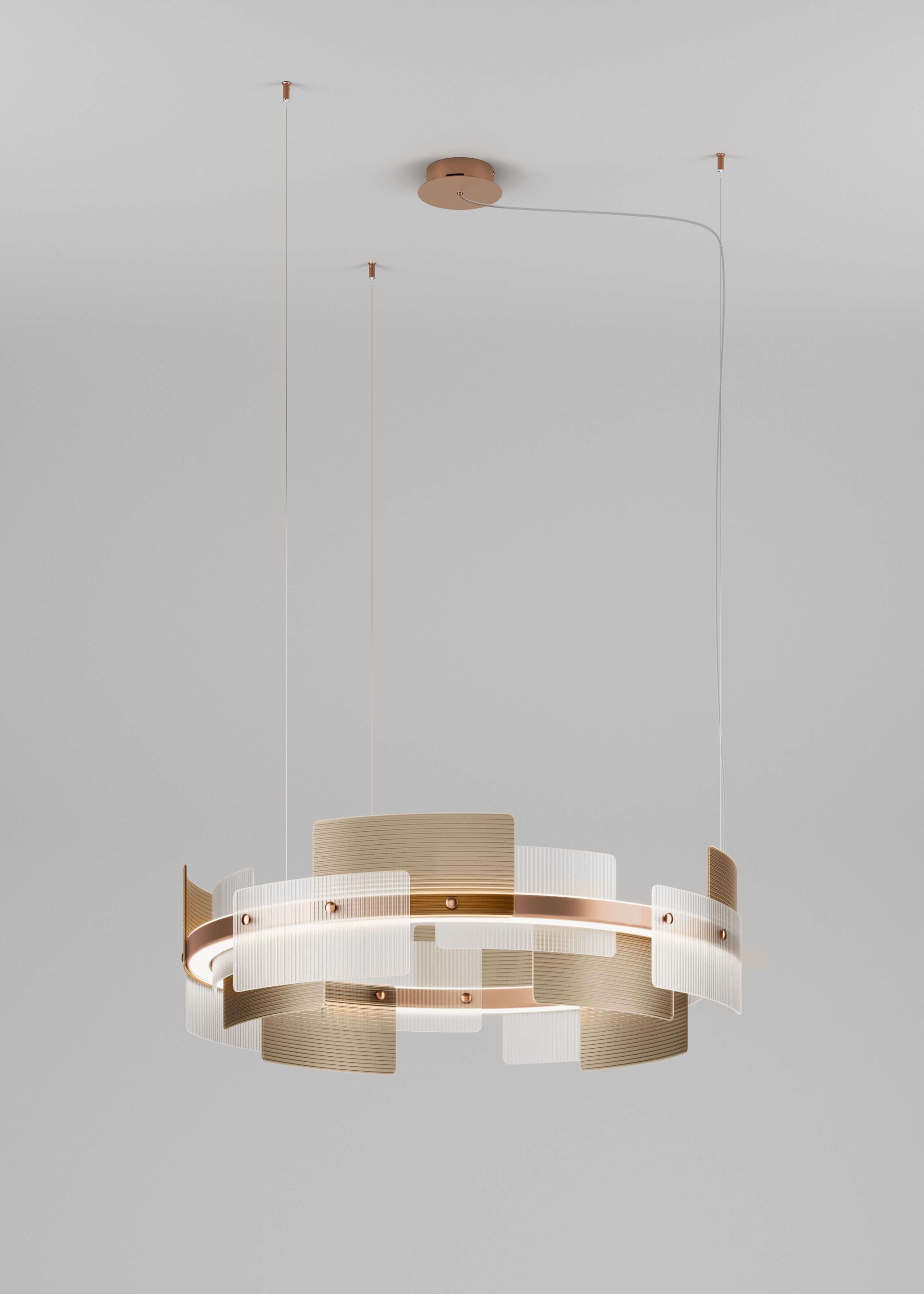 Металлический светодиодный подвесной светильник Italamp HALO ARCH-00128429 - Вид №1