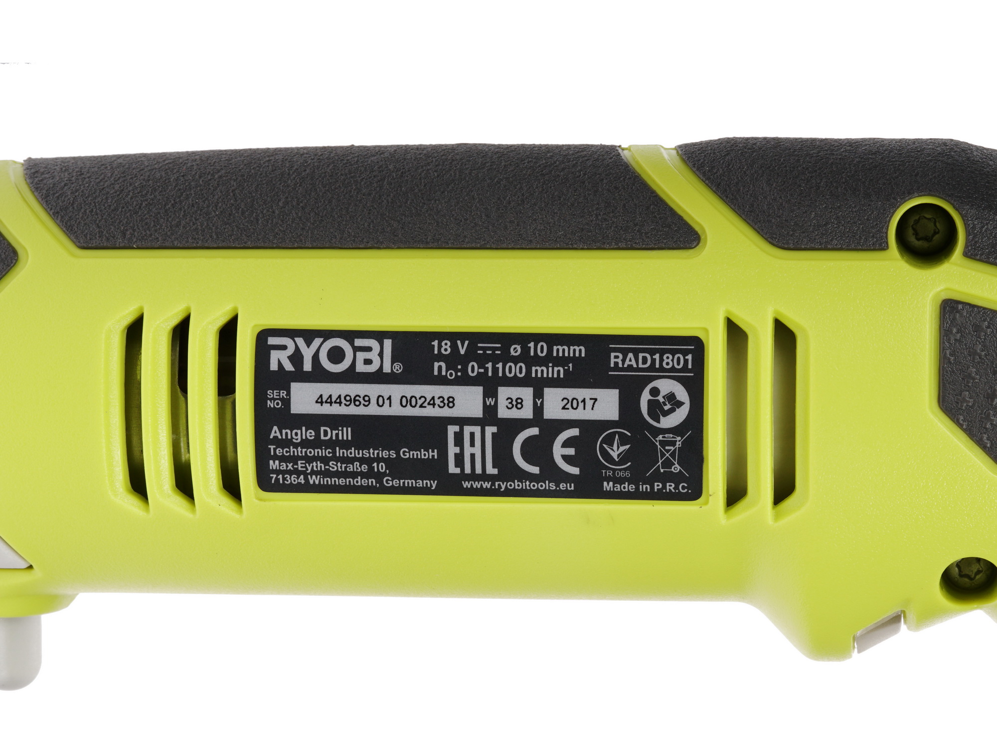 Шуруповерт Ryobi RAD1801M ONE+ 18V  , Без ЗУ, Без АКБ 1374014 STDN-0099498 - Вид №2