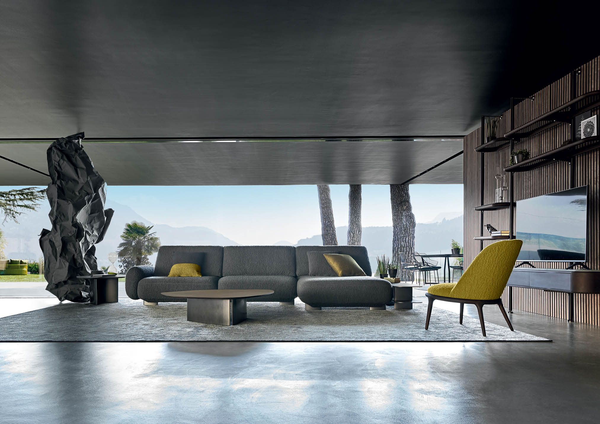 Модульный тканевый диван с полуостровом BertO IGGY ARCH-00102113 - Вид №3