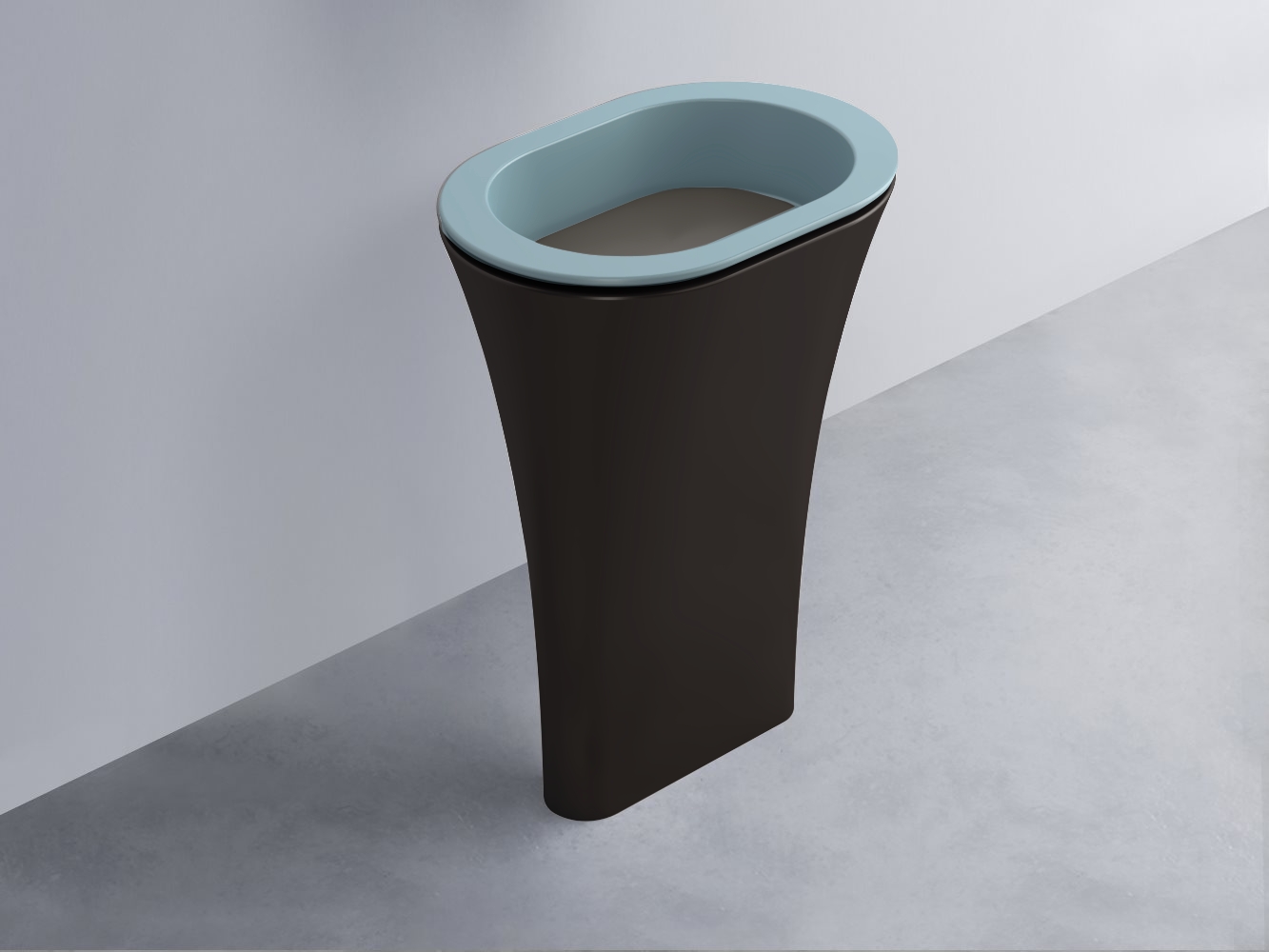 AMLA65-PL+AMPILO-FN+AMCOLO-LV Раковина Amedeo Ovale отдельностоящая cielo Enjoy + Amedeo Ceramica Cielo