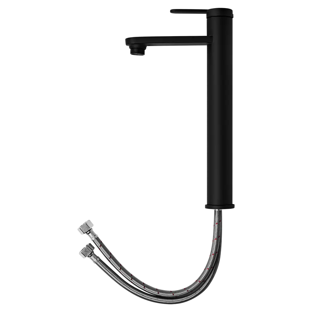 Смеситель для раковины KONSENSA Нарни MA3644PC однорычажный на столешницу цвет черный матовый STLM-2138467 - Вид №3