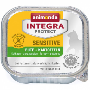 ПР0047960 Корм для кошек Integra Sensitive c индейкой и картофелем при пищевой аллергии, конс. 100г Animonda