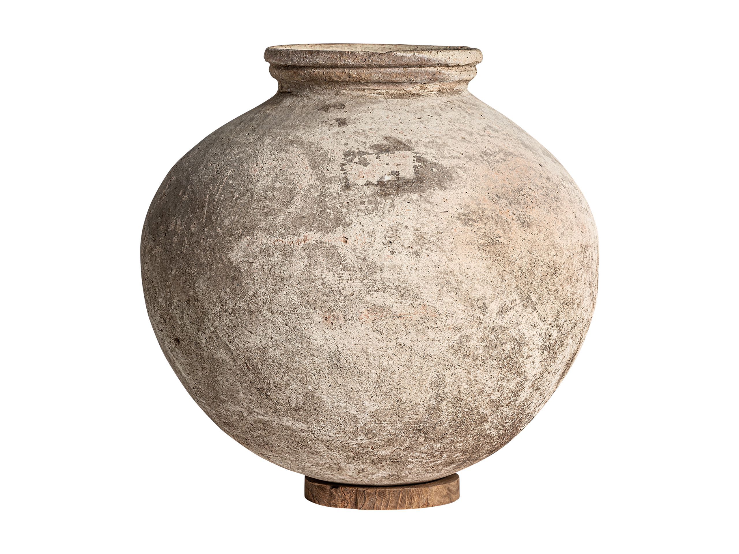 Круглый терракотовый садовый горшок ручной работы Vical Home PHELLES ARCH-00140622