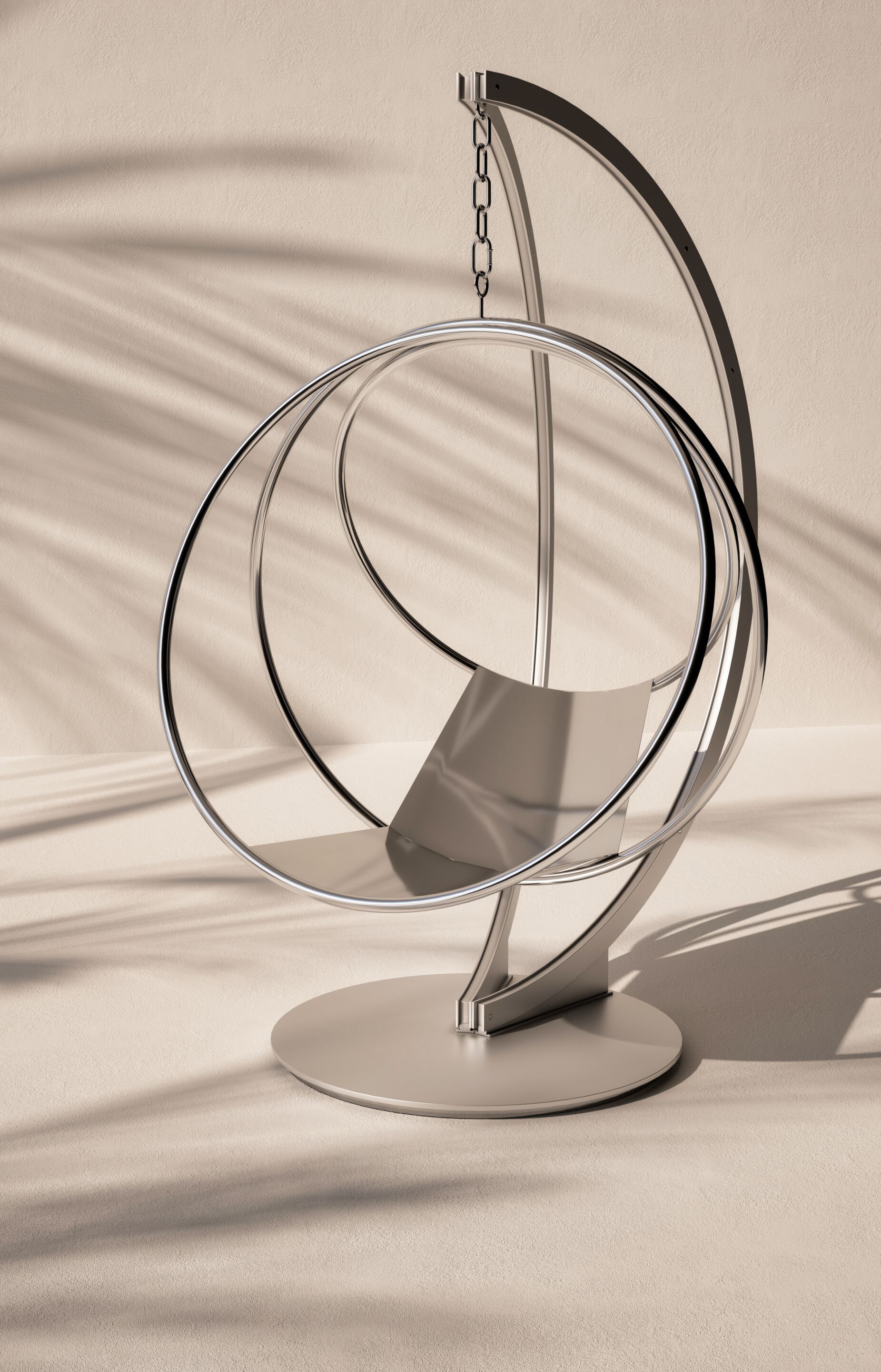 1 место из нержавеющей стали висит сиденье Galbiati Outdoor Alpemare Collection ARCH-00049027 - Вид №3