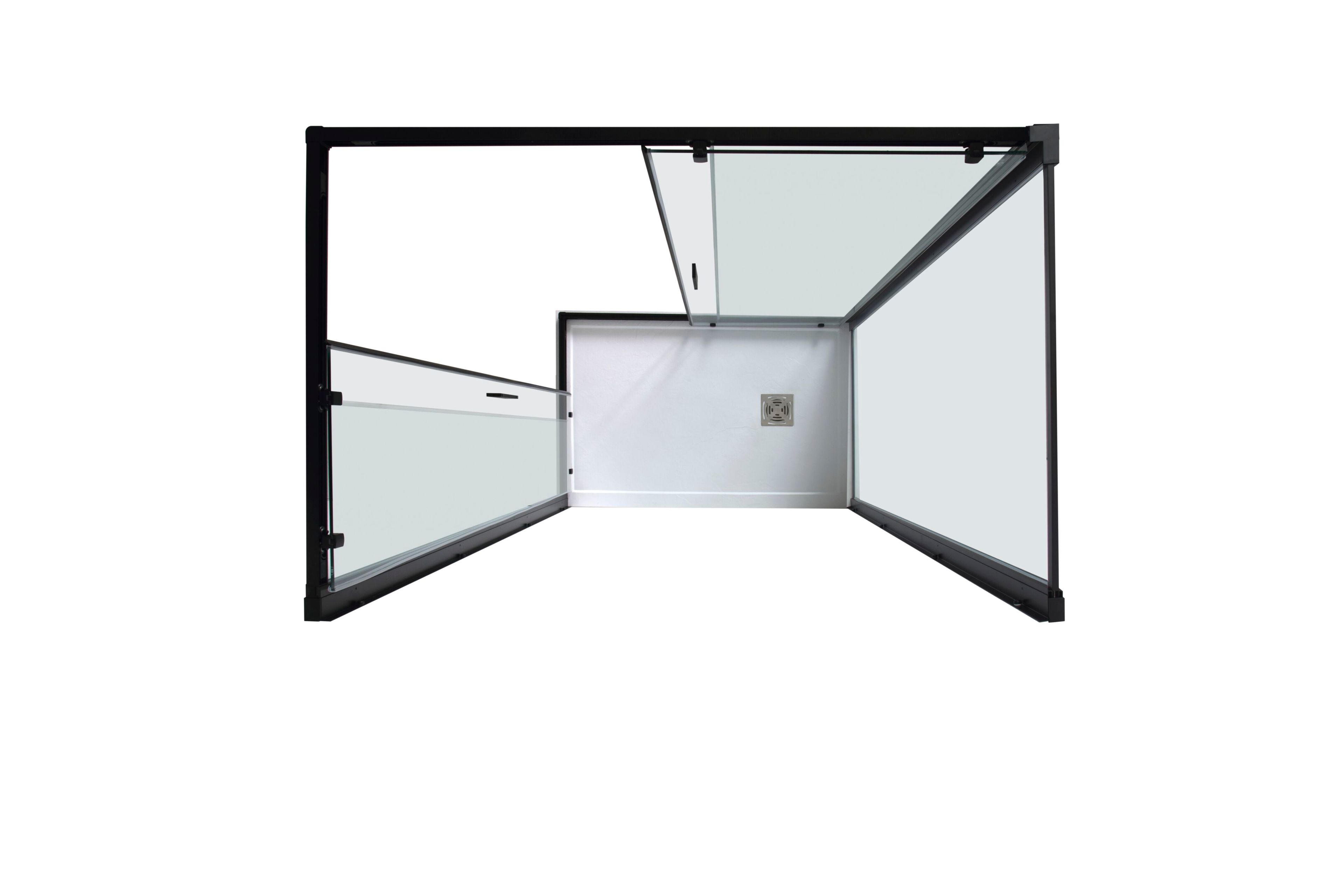 Душевая кабина из алюминия и стекла TAMANACO RAPID ARCH-00050962 - Вид №3