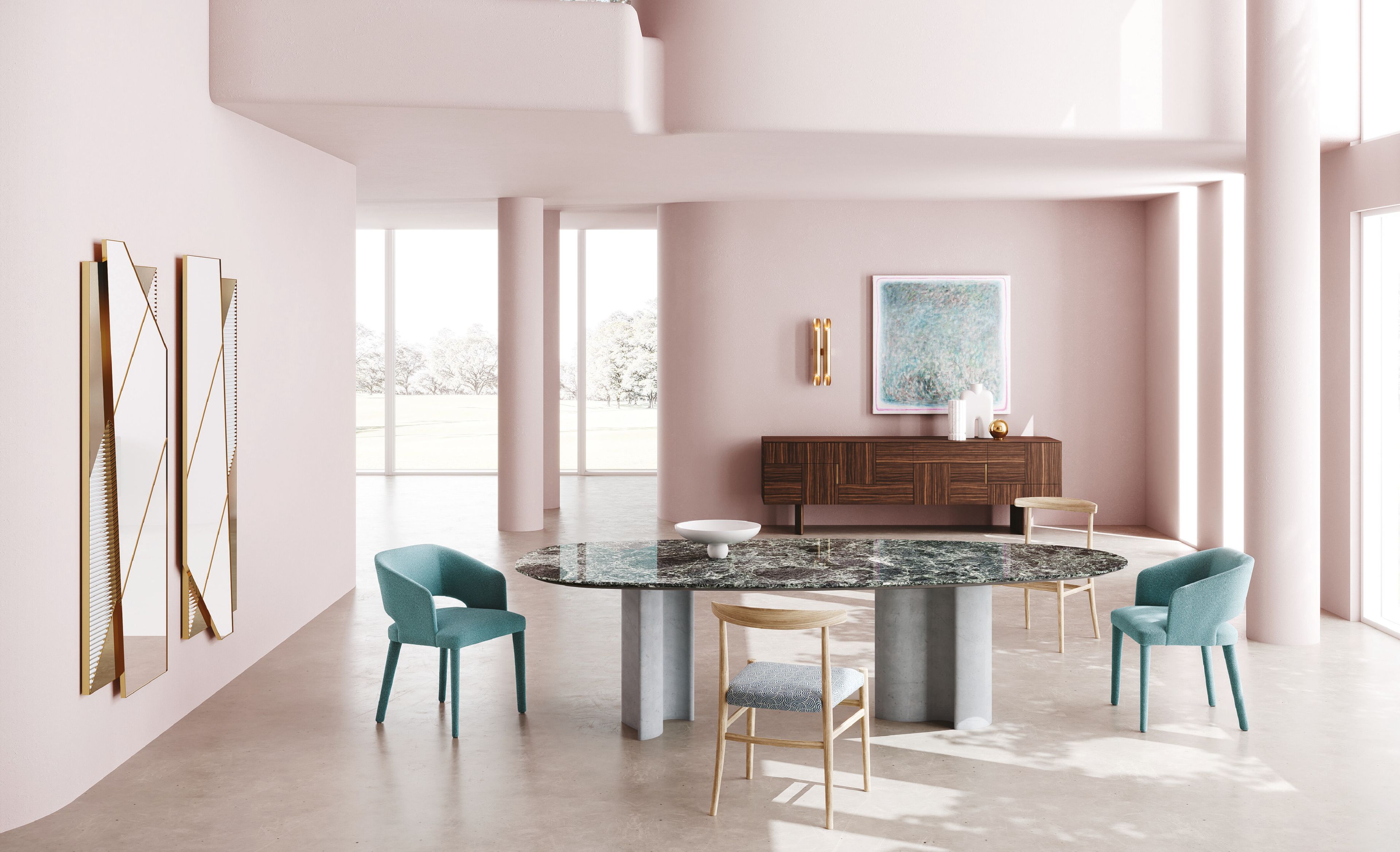 Мягкий стул из ясеня с открытой спинкой Casamilano ZOE ARCH-00022468 - Вид №8