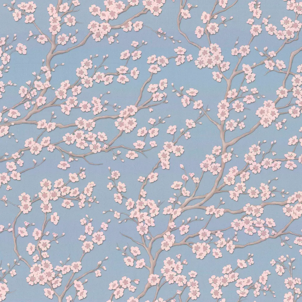 Обои флизелиновые Артекс Весна синие 1.06 м 10799-05Э STLM-2050505 - Вид №1