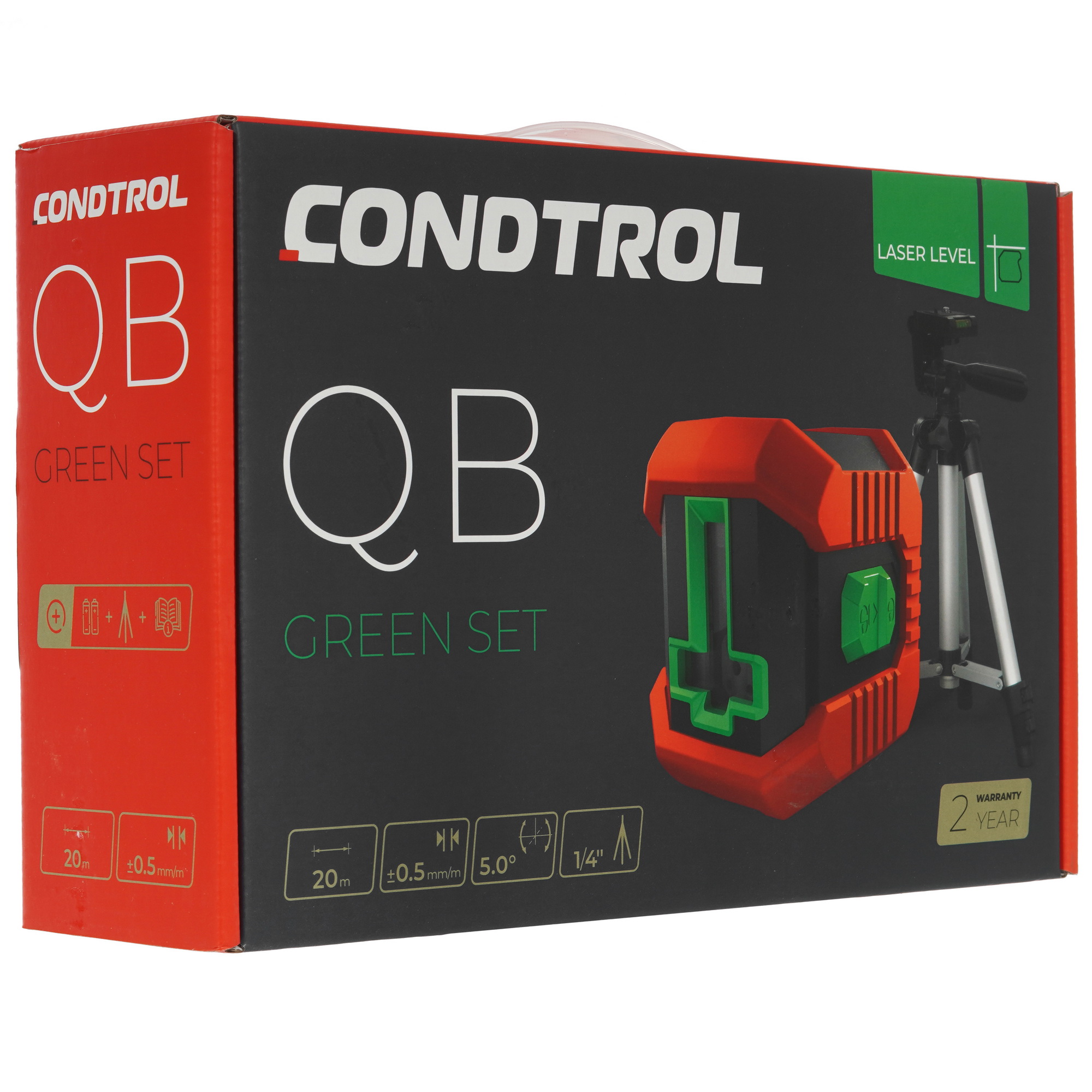 Лазерный нивелир Condtrol QB Green Set 9028788 STDN-0104381 - Вид №10