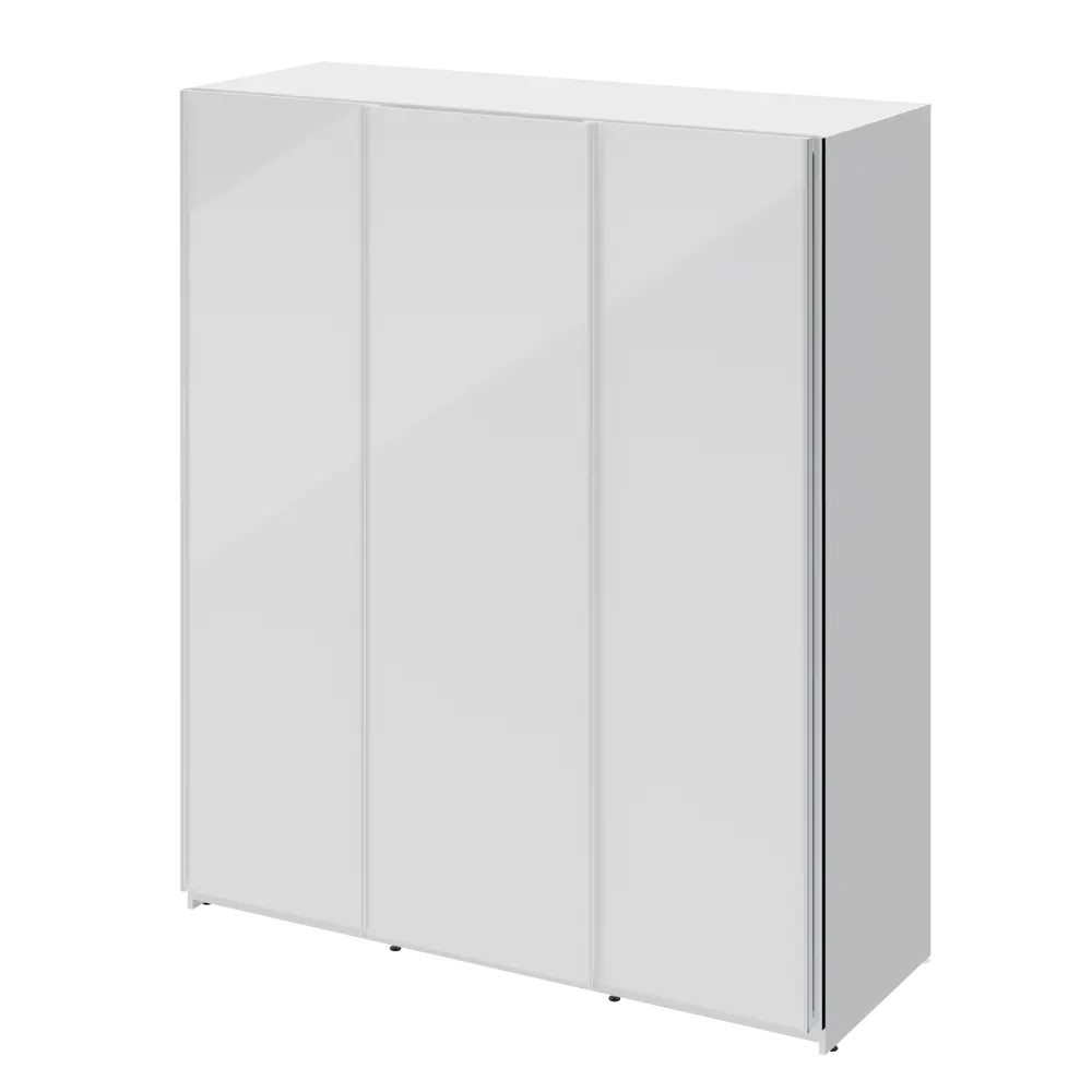 Шкаф-купе Турин Комфорт с 3 дверями 180x213x65 см ЛДСП цвет белый Santreyd STLM-2003022