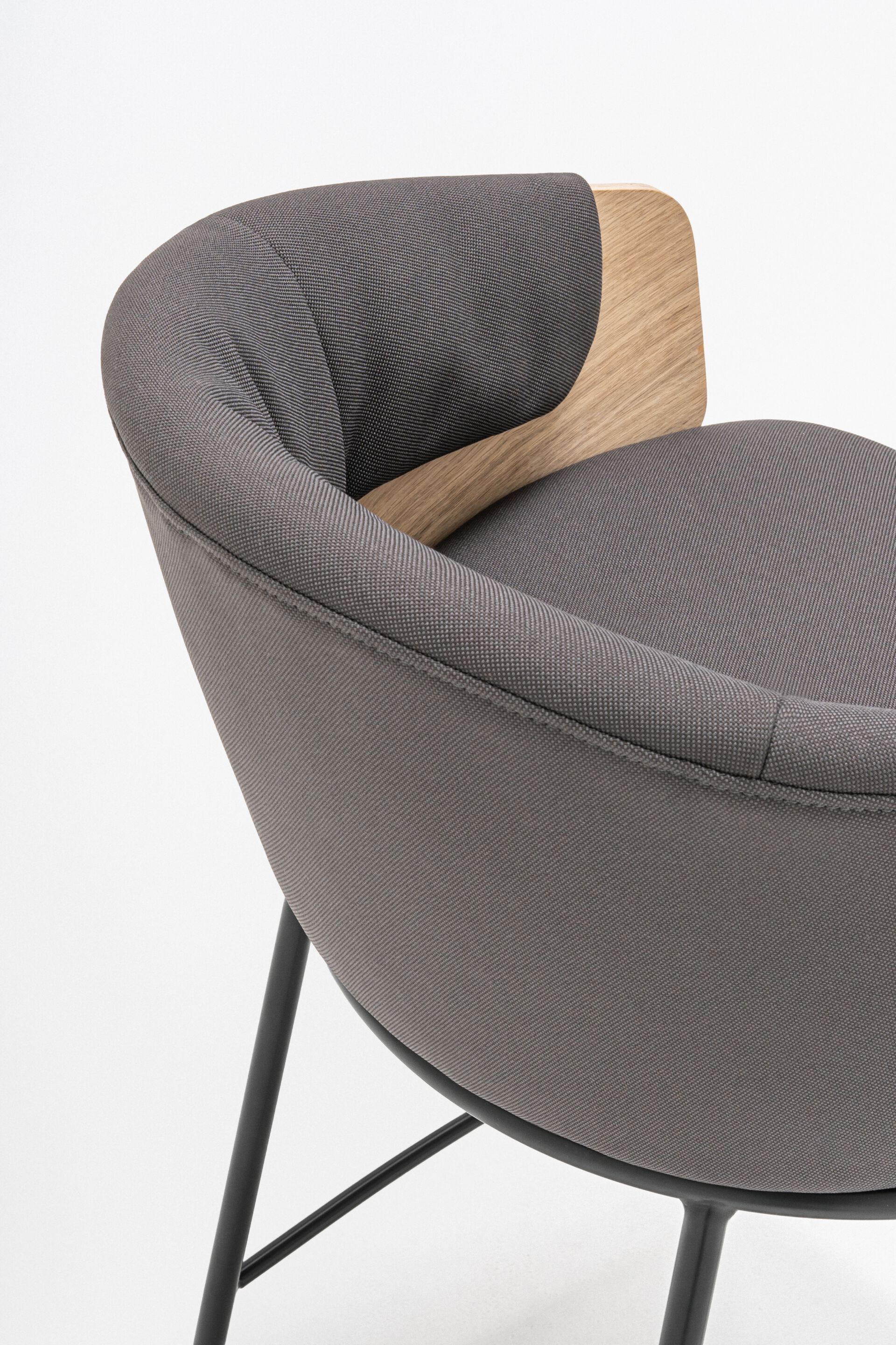 Высокий стул из ткани MDD COLLAR ARCH-00121853 - Вид №8