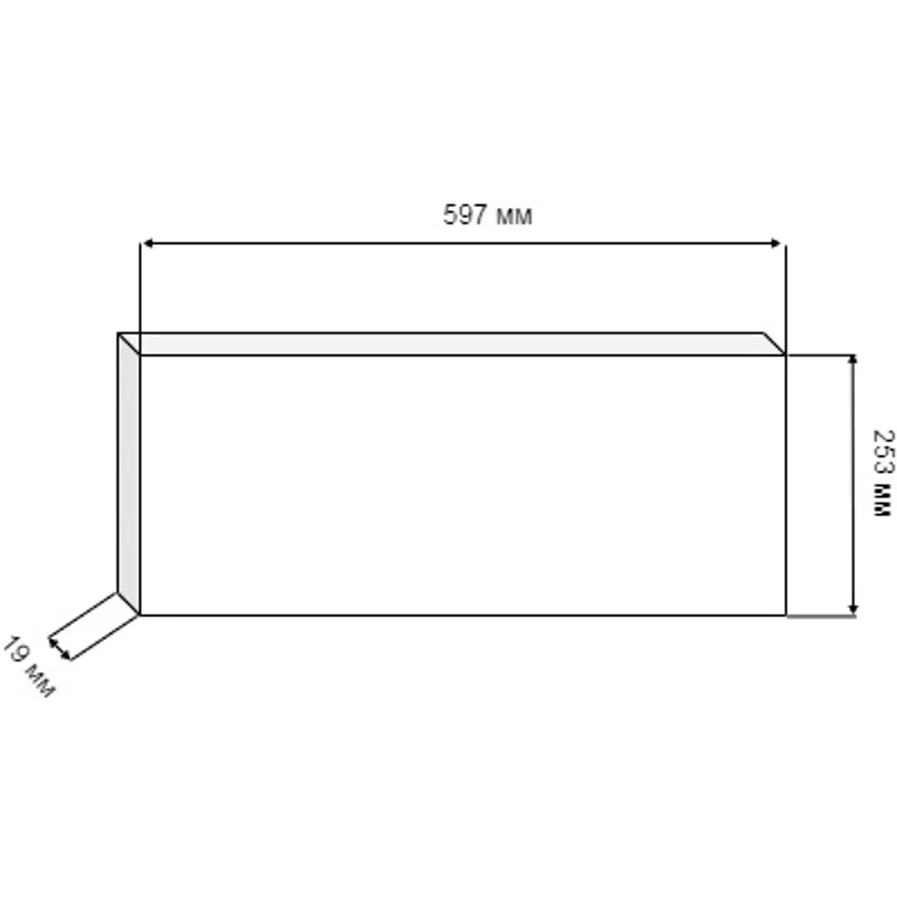 KONSENSA Фасад кухонный Оксфорд 60×26 см бежевый МДФ 89366046 STLM-1577331 - Вид №6