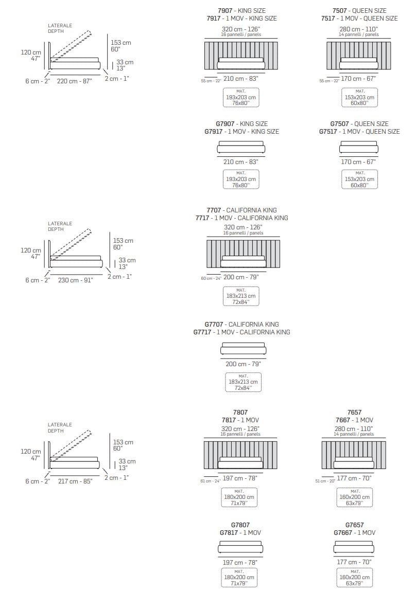 Кожаная кровать для хранения с мягким изголовьем NICOLINE DAFNE ARCH-00029220 - Вид №5