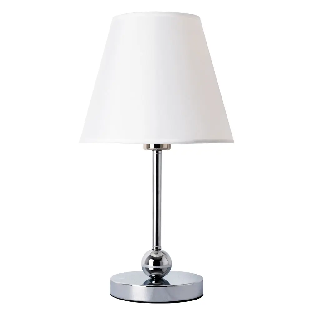 Настольная лампа Arte lamp Elba E27 1x60 хром STLM-2125521