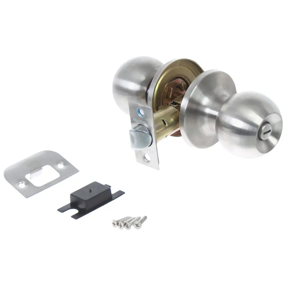 Ручка-защёлка Avers 6072-03-Inox, с фиксатором, сталь, цвет нержавеющая сталь STLM-2173509 - Вид №1