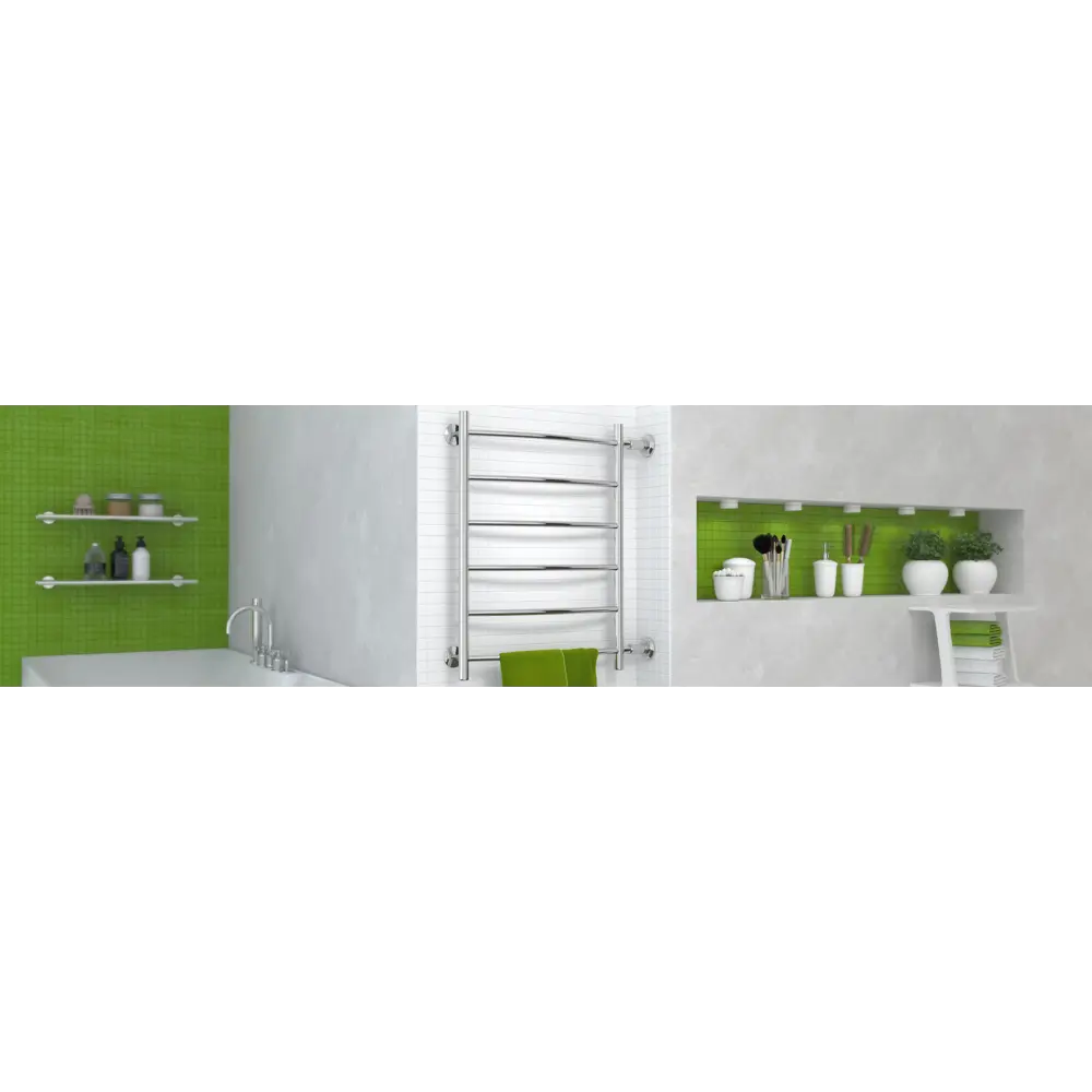 Полотенцесушитель водяной Сунержа ВПС-55ПБ 50x50 см 3/4" нержавеющая сталь STLM-2078871 - Вид №3