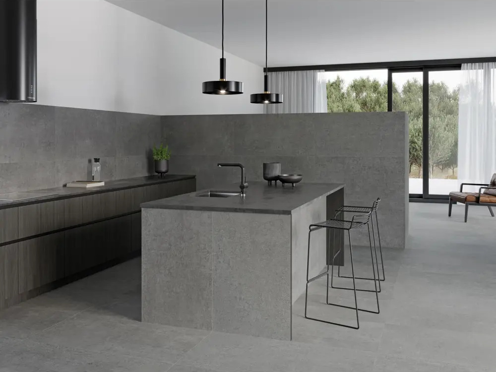 91071621 Керамогранит Argenta Gravel shadow 60x120 60x120см 1.44 м² цвет бетон, цена за упаковку STLM-0468655