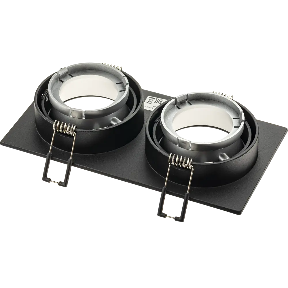 Светильник точечный встраиваемый Ritter Artin 51420 6 2xGU5.3 под отверстие 80x160 мм цвет черный 83979020 STLM-2076885  - Вид №6
