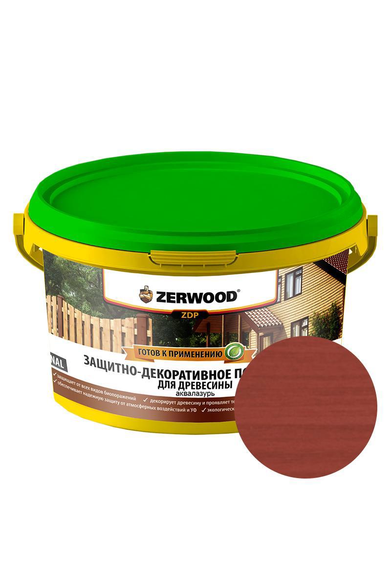 90408504 Защитно-декоративный антисептик для древесины 1605559139 цвет махагон 2.5 кг STLM-0218651 ZERWOOD