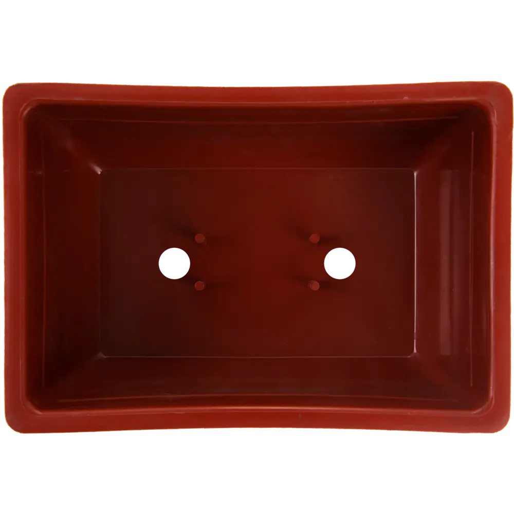 Горшок цветочный для бонсай Газонcity 15x6x6 см v0.75 л пластик терракотовый Бонсайница STLM-2072646 - Вид №2