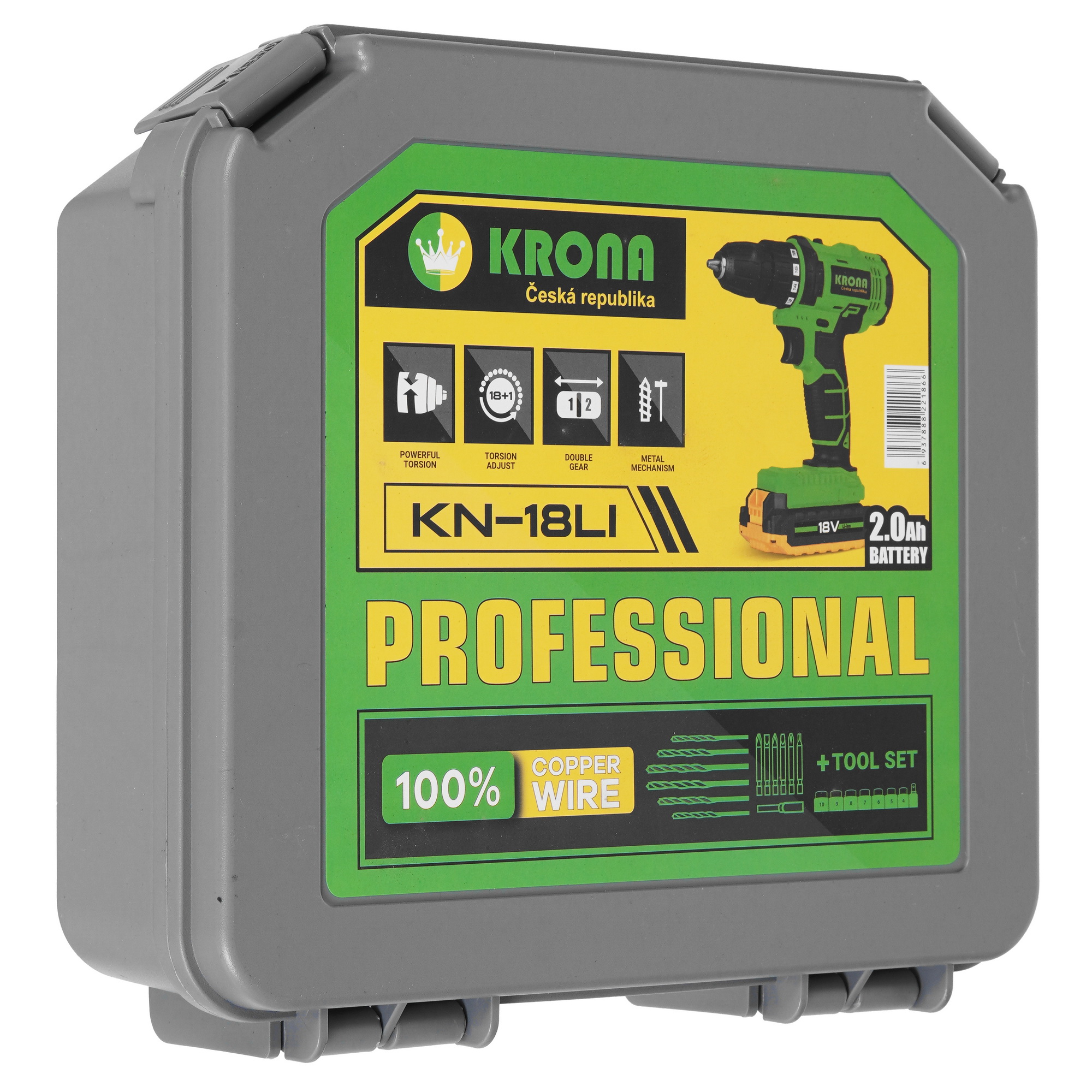 Дрель-шуруповерт KRONA KN-18LI 9236355 KRONA1 STDN-0038362 - Вид №9