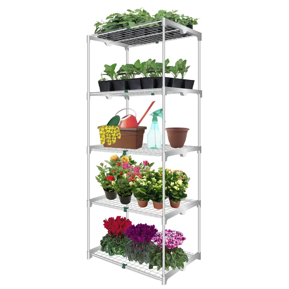 Балконная теплица Маргарита металл/пластик 700x75 мм цвет белый Santreyd STLM-2050143 - Вид №3