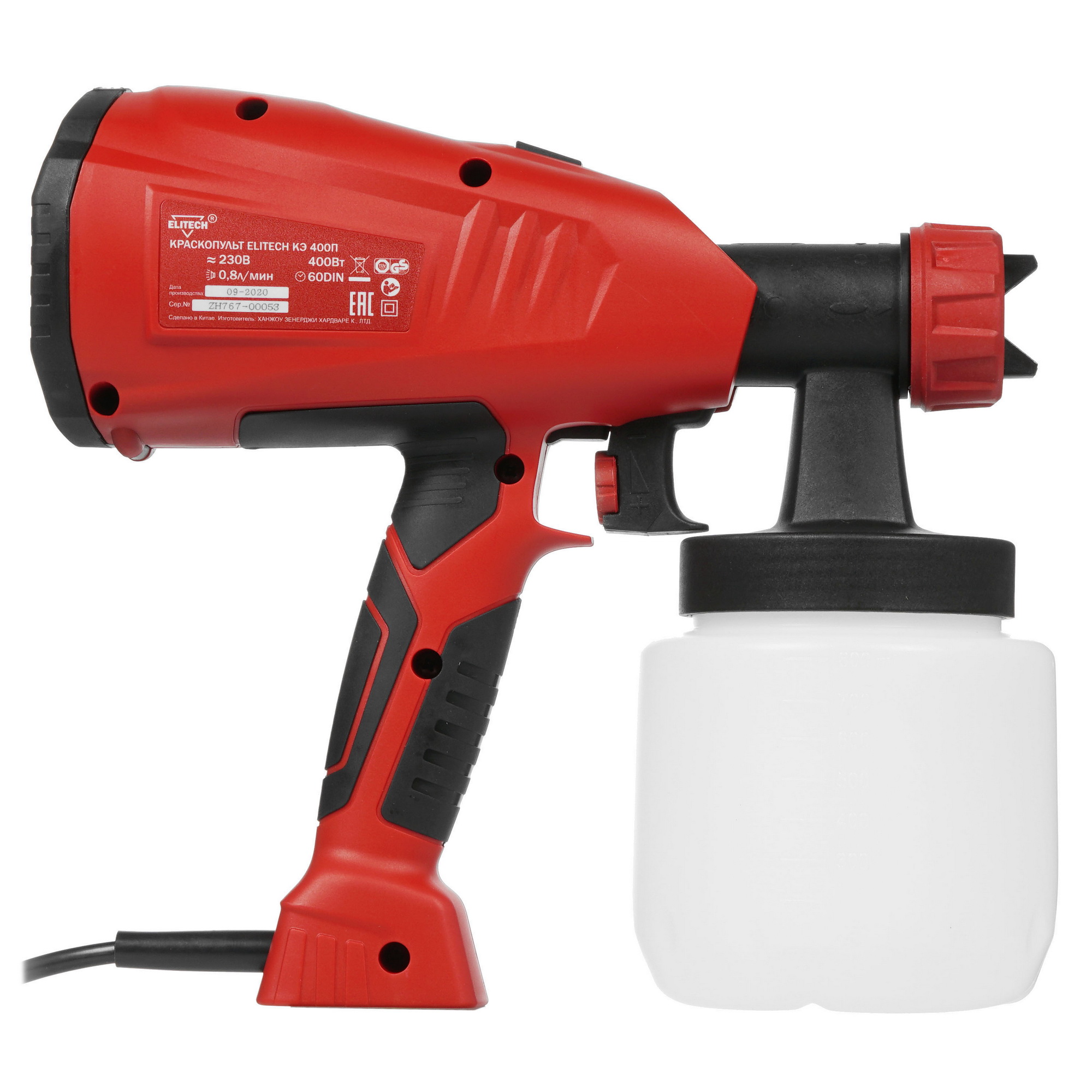 Краскопульт ELITECH КЭ 400П 8195562 STDN-0012006 - Вид №1