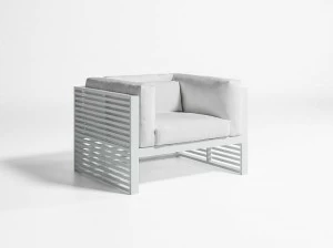 GANDIABLASCO Садовое кресло из ткани с подлокотниками Dna