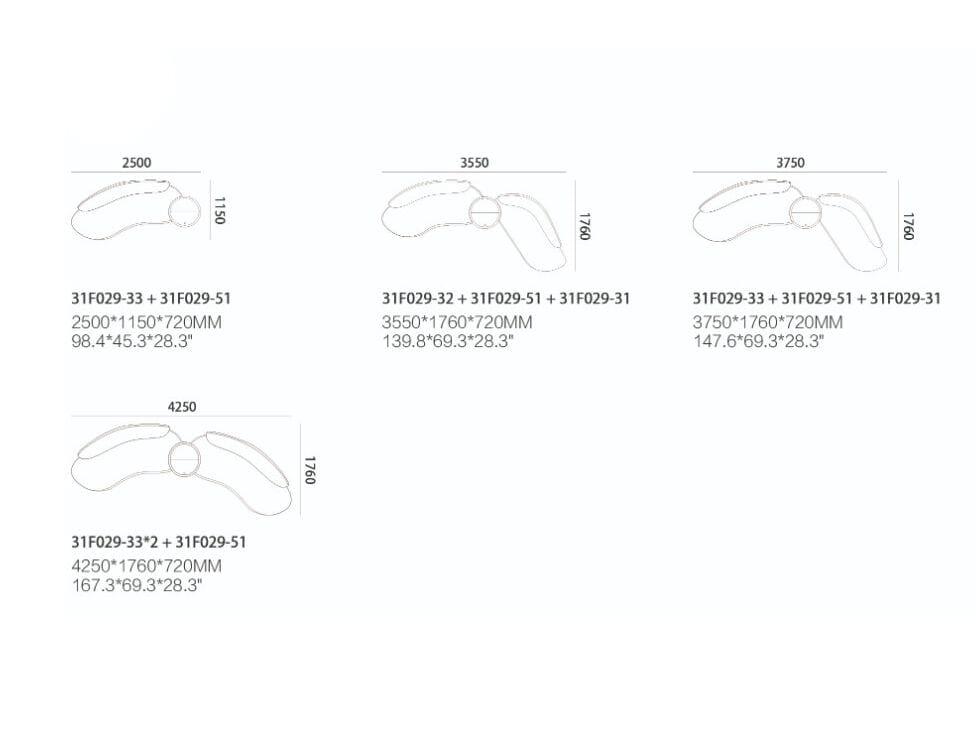 Модульный тканевый диван HC28 maison SPIN ARCH-00087077 - Вид №8