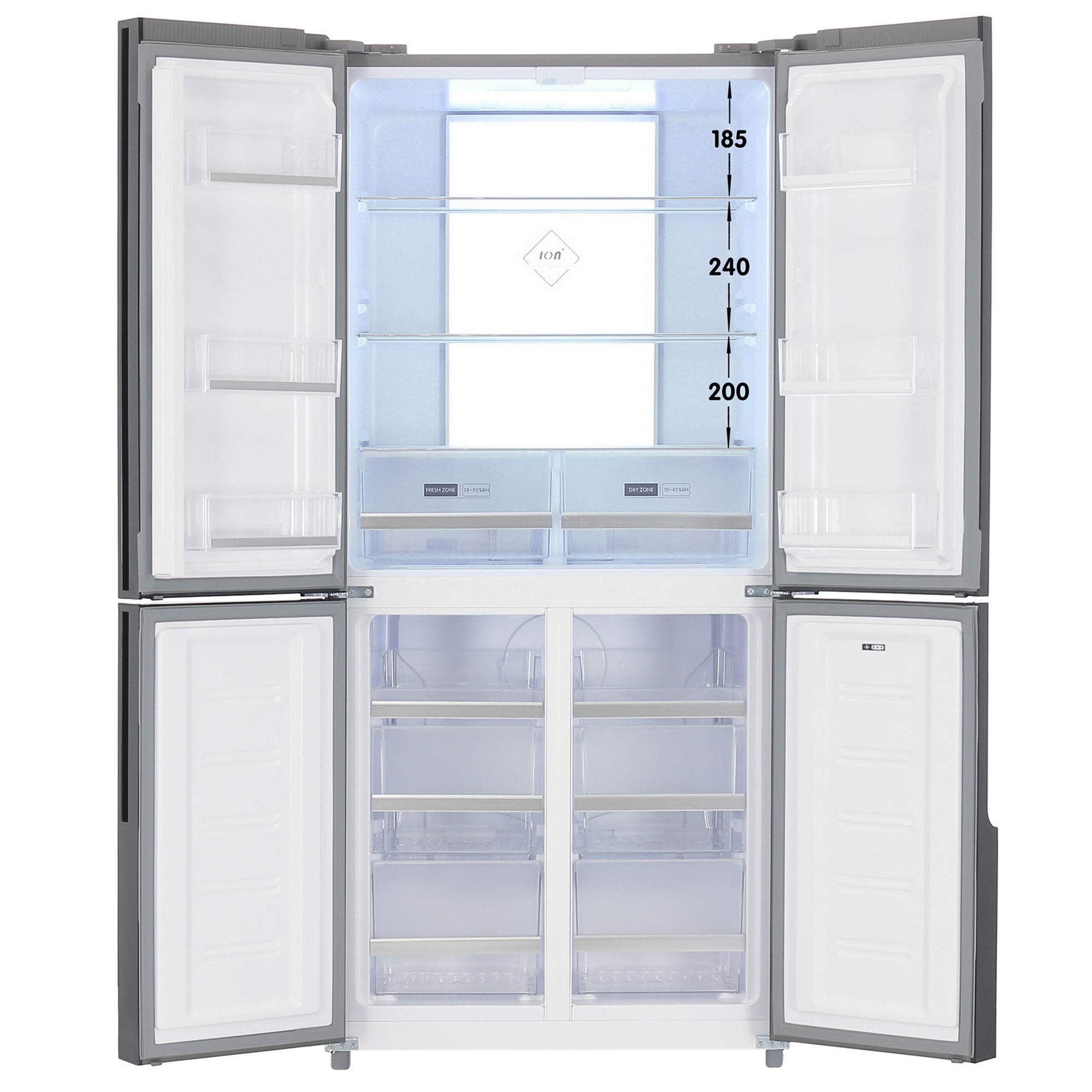 5099640 Холодильник многодверный   DEXP MCr4-43AKA синий STDN-0051718 - Вид №1