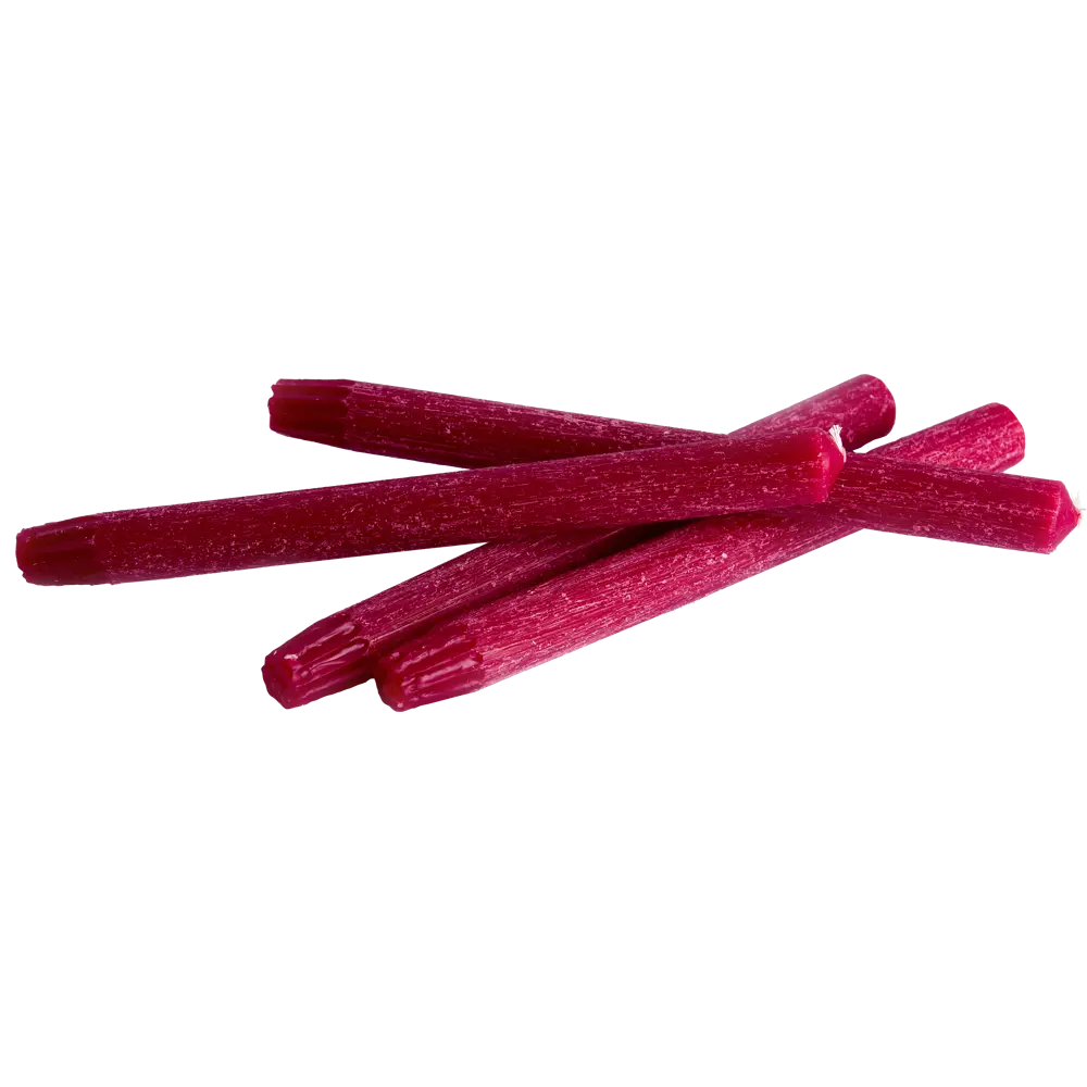 Santreyd: Набор столовых свечей «Рустик» бордовые 25 см - 4 шт 82535895 STLM-0029193 - Вид №2