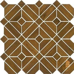 Мозаика и 3D панели из дерева Tarsi Восток 707 Дуб Селект с брашью (Текстурированная) 333х333 мм.