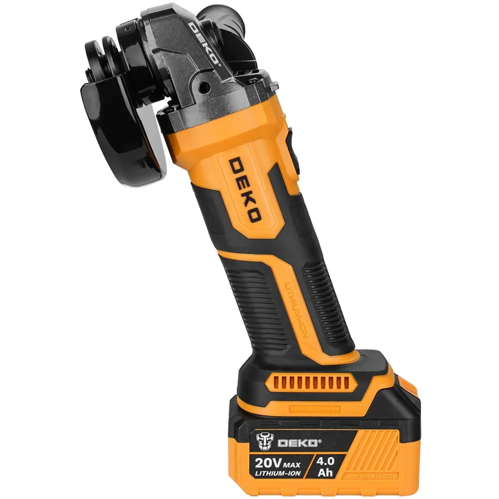 УШМ аккумуляторная Deko DKAG20-125, 20 В Li-ion 2x4 Ач, 125 мм STLM-2171704 - Вид №1