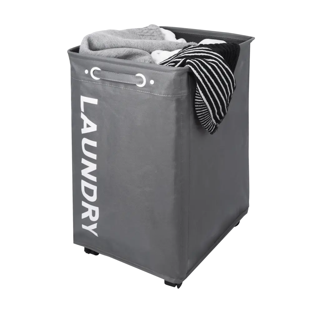 Корзина для белья Sensea Hamper 72 л цвет темно-серый STLM-2040541 - Вид №15