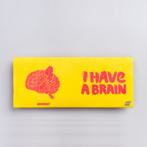 NW-053 Бумажник brain New wallet