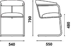 Adico Консольный стул для ресторана sun-id-1489567 - Вид №3