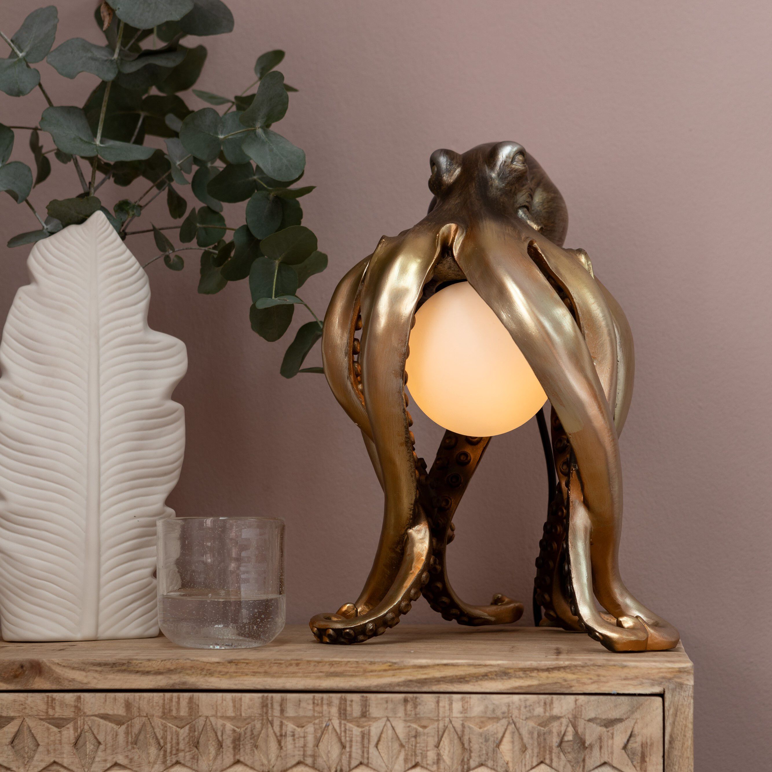 Светодиодная настольная лампа ручной работы из полирезина KARE Design ARCH-00013266 - Вид №1