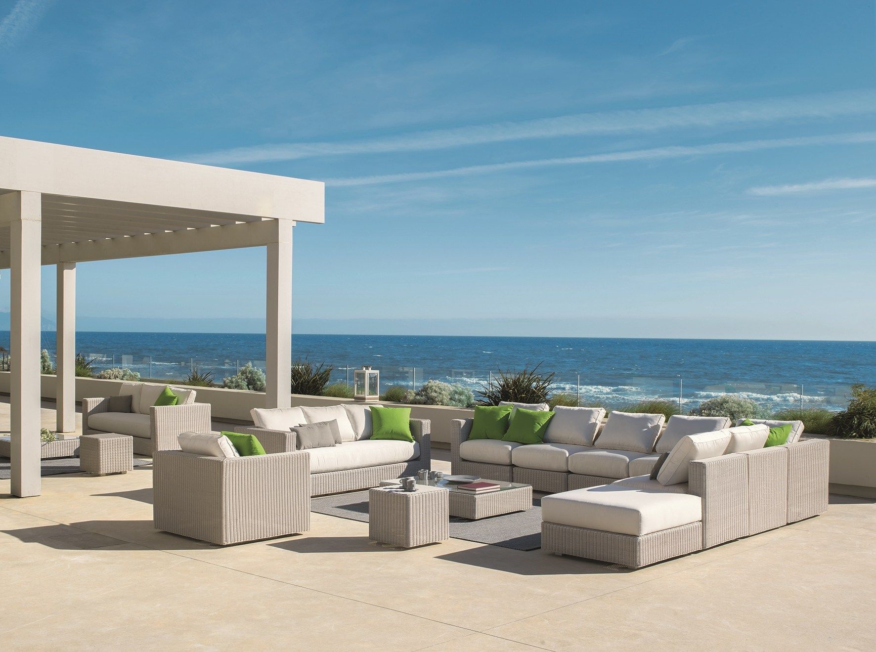 Угловой модульный садовый диван Ethimo ARCH-00133383 - Вид №3