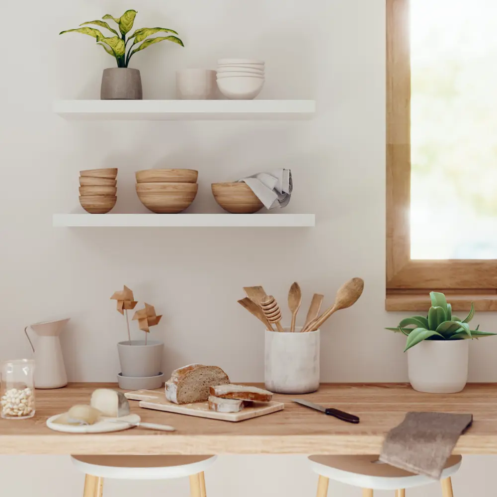 Полка настенная Spaceo White 80x23.5 см МДФ цвет белый STLM-2164451 - Вид №13