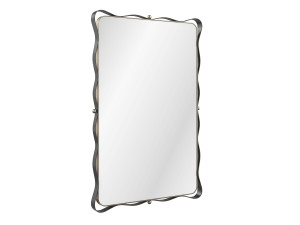 Прямоугольное настенное зеркало с рамкой