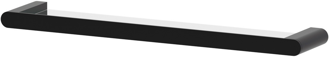 91063393 Полка с держателями 7727 матовое стекло 60 см SCHWARZ STLM-0463980 ARTWELLE