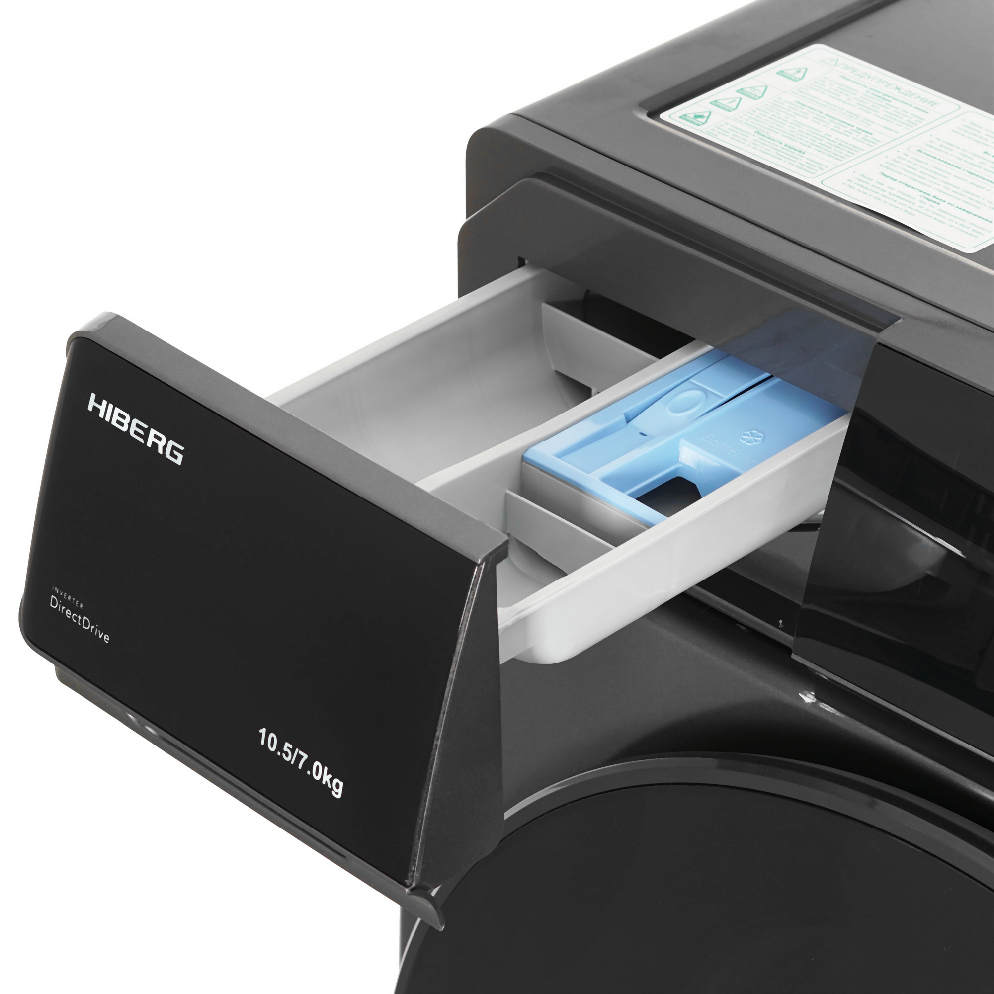 9975378 Стирально-сушильная машина HIBERG i-DDQ9-10714 Sd серый STDN-0018847 - Вид №7